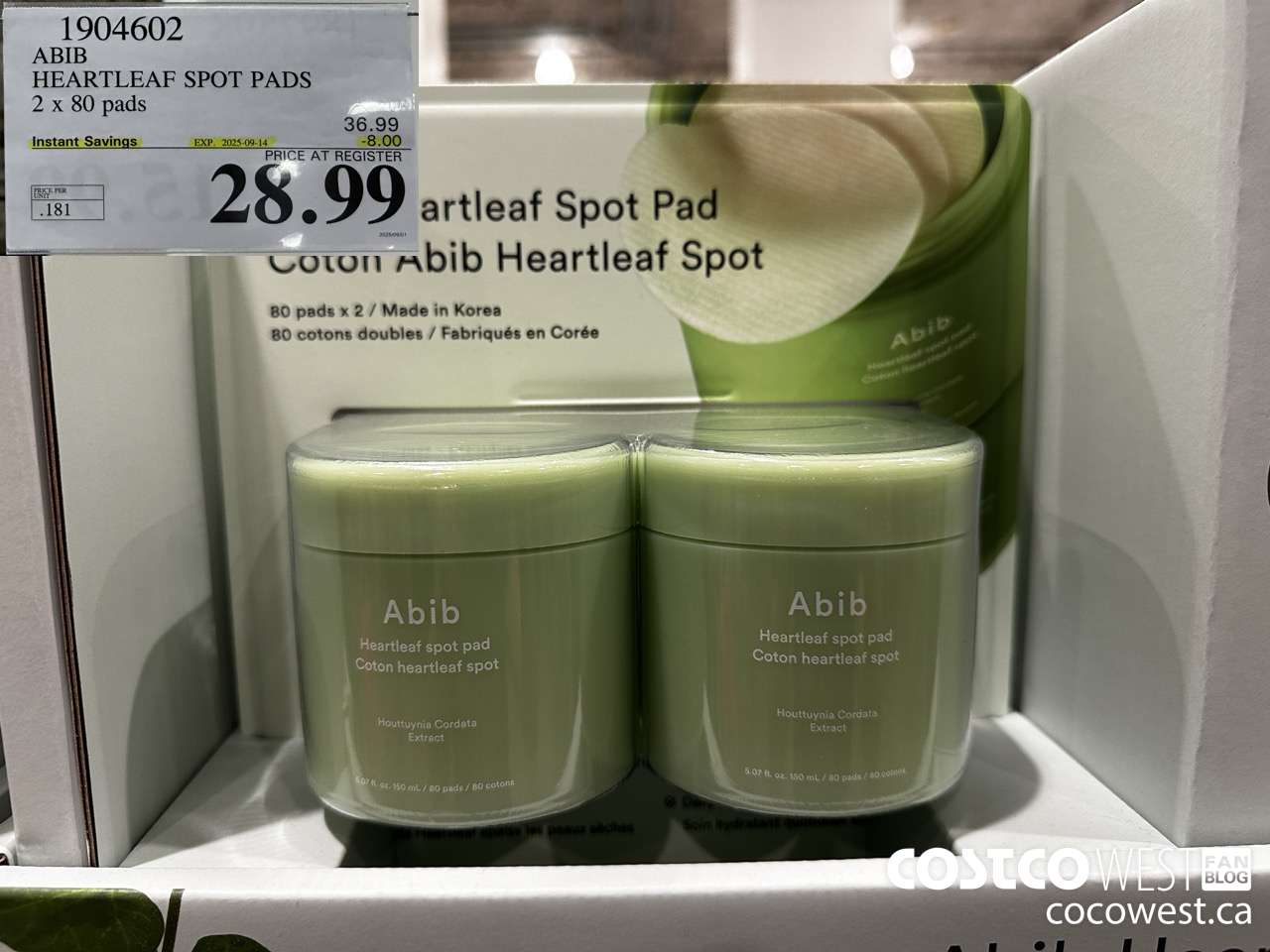 1904602 ARIB HEARLEAF SPOT PADS 2 X 80 PADS ($8.00 INSTANT SAVINGS EXPIRES ON 2025-09-14) $28.99