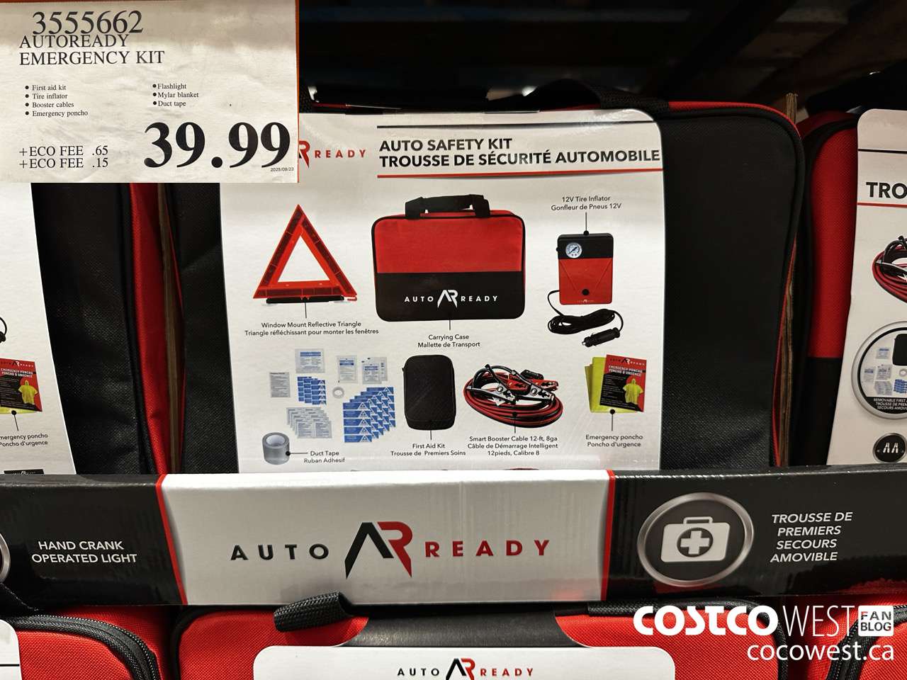 3555662 AUTOREADY EMERGENCY KIT $39.99