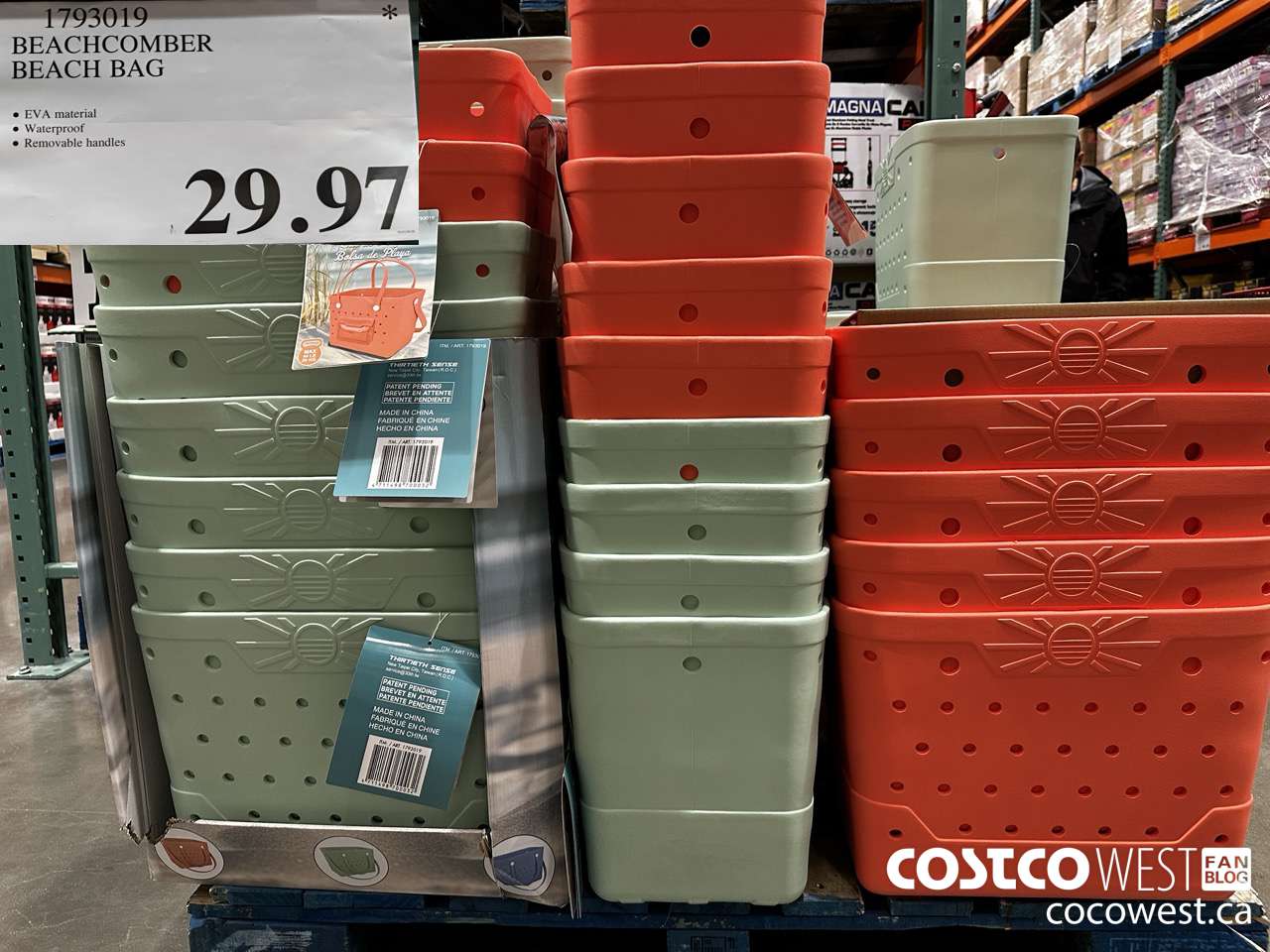 1793019 BEACHCOMBER BEACH BAG $29.97