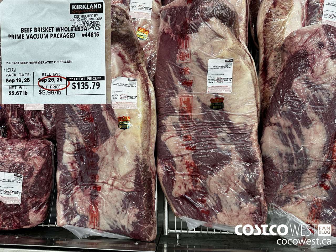 44816 BEEF BRISKET WHOLE USDA PRIME VACUUM PACKAGED PER LB $5.99