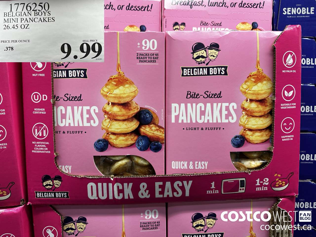 1776250 BELGIAN BOYS MINI PANCAKES 26.45 OZ $9.99