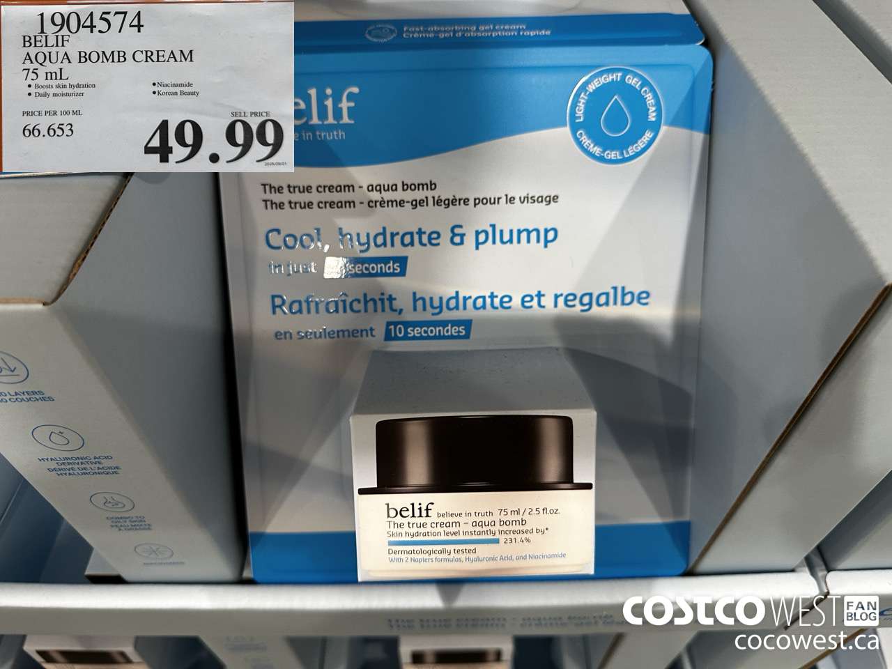 1904574 BELIF AQUA BOMB CREAM 75ML $49.99