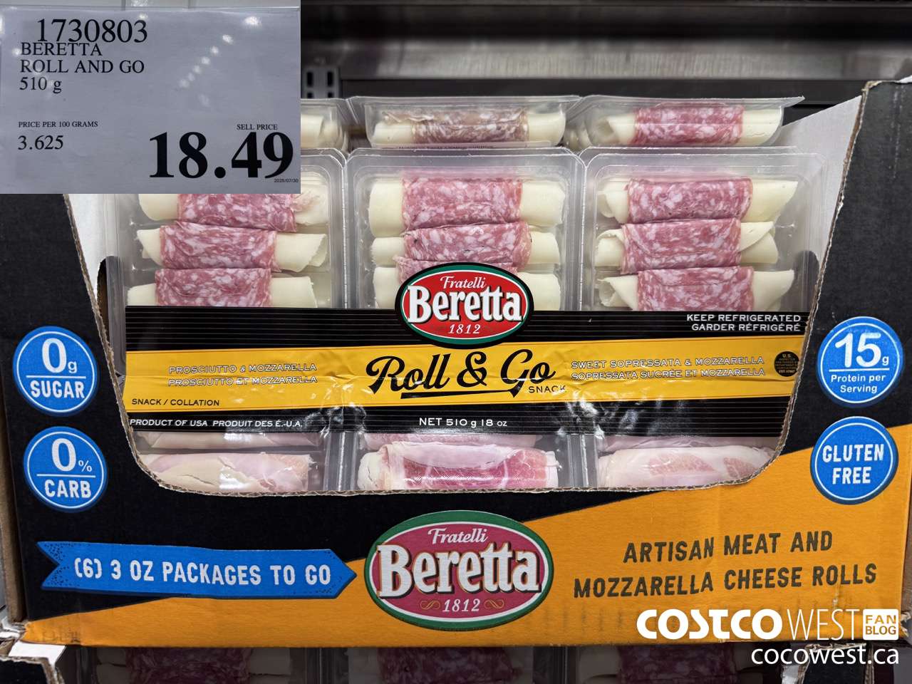 1730803 BERETTA ROLL AND GO 510G $18.49