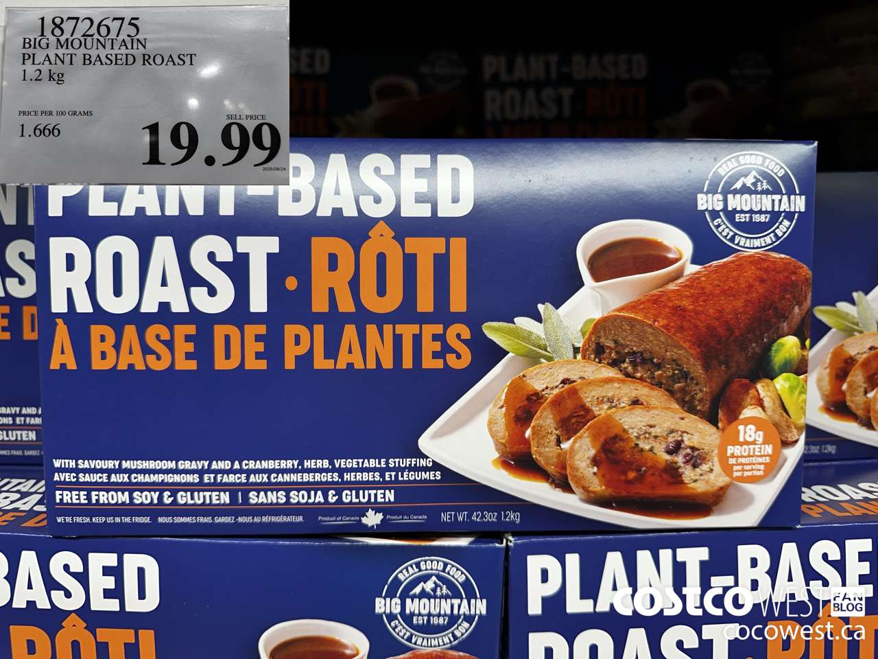 1872675 BIG MOUNTAIN PLANT BASED ROAST 1.2KG $19.99