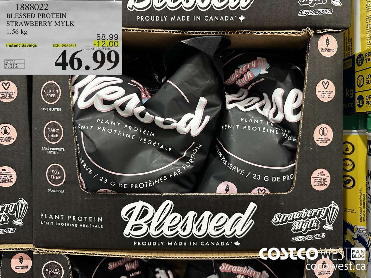1888022 BLESSED PROTEIN STRAWBERRY MYLK 45 SERVINGS ($12.00 INSTANT SAVINGS EXPIRES ON 2025-09-14) $46.99