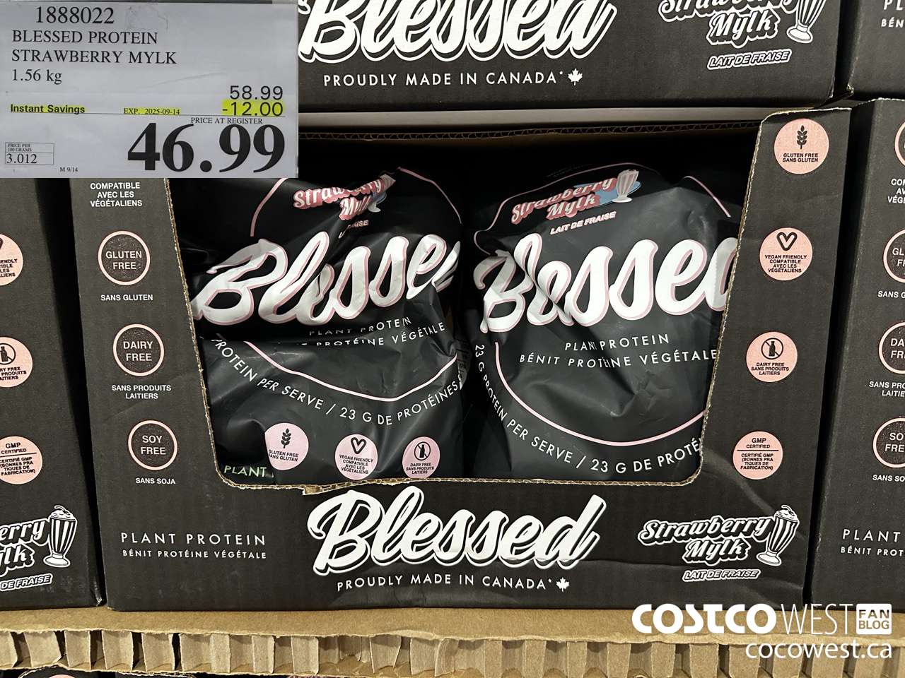 1888022 BLESSED PROTEIN STRAWBERRY MYLK 45 SERVINGS ($12.00 INSTANT SAVINGS EXPIRES ON 2025-09-14) $46.99