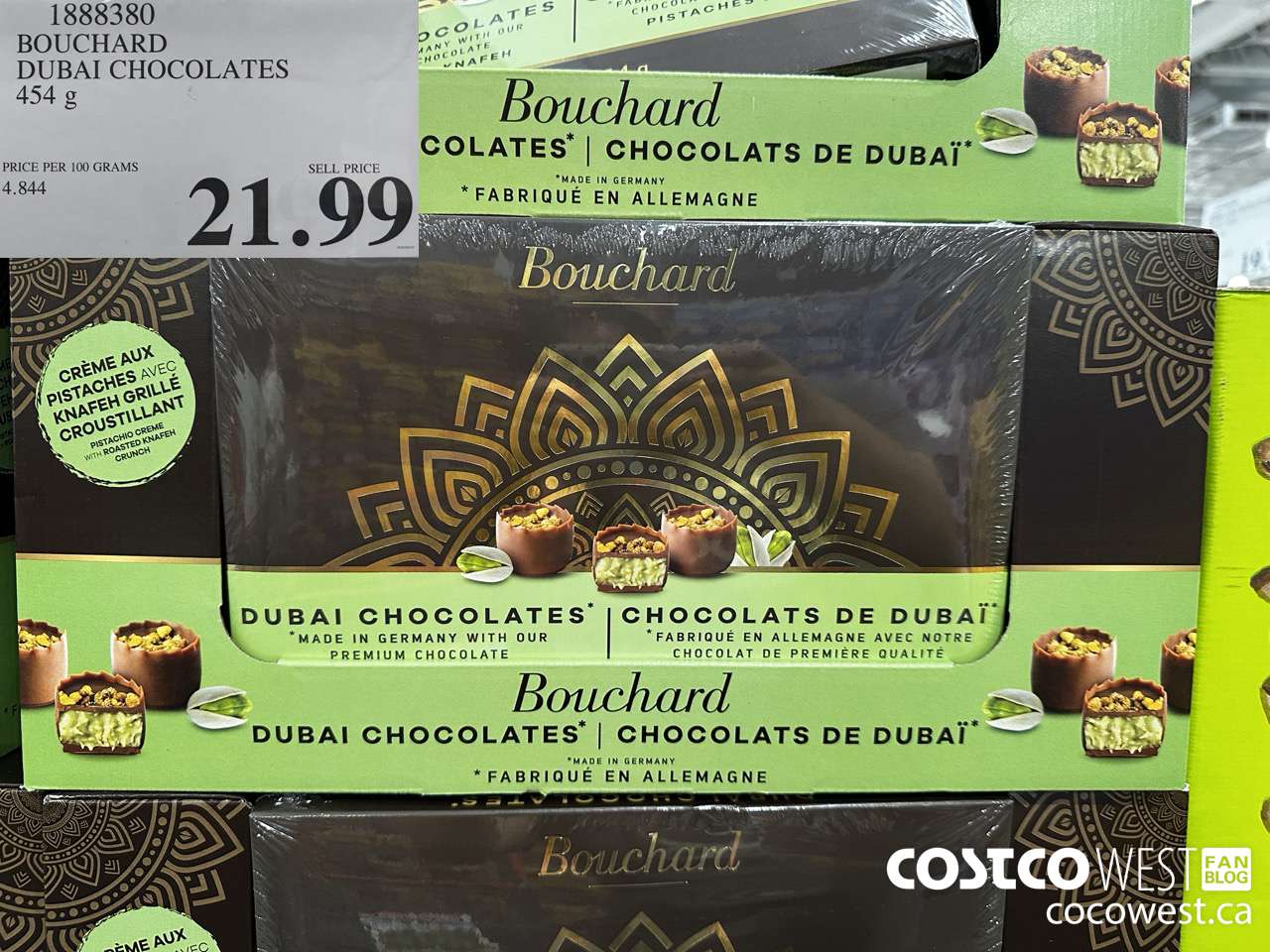 1888380 BOUCHARD DUBAI CHOCOLATES 454G $21.99