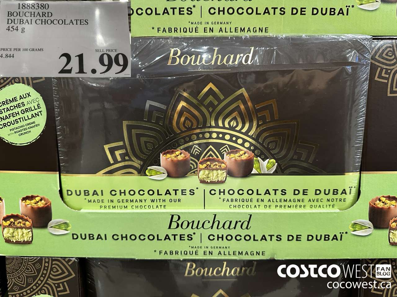 1888380 BOUCHARD DUBAI CHOCOLATES 454G $21.99