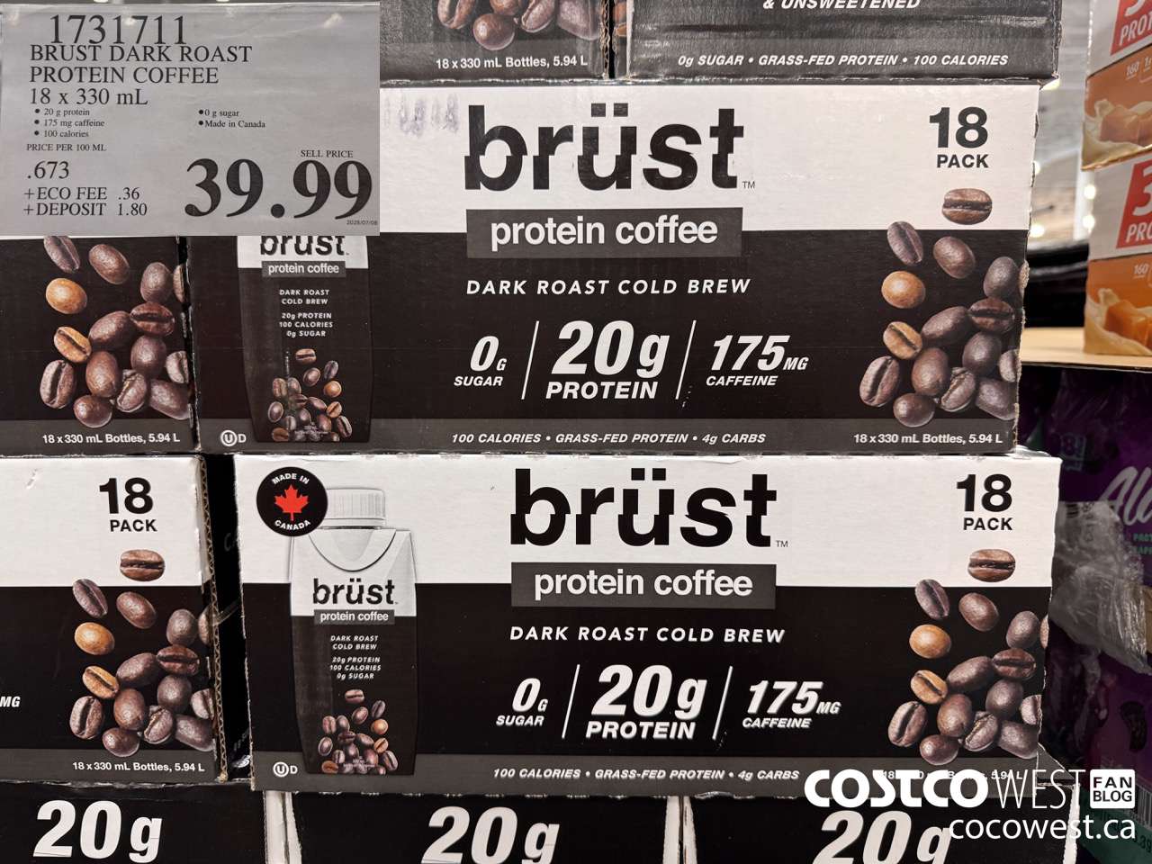 1731711 BURST DARK ROAST PROTEIN COFFEE 18 X 330ML $39.99