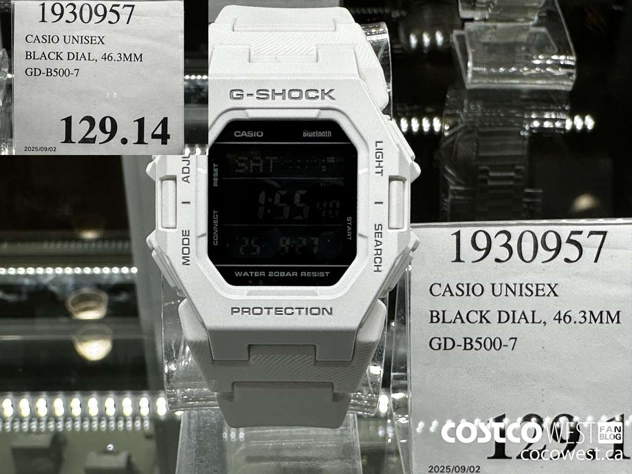 1930957 CASIO UNISEX BLACK DIAL 46.3MM GD-B500-7 $129.14