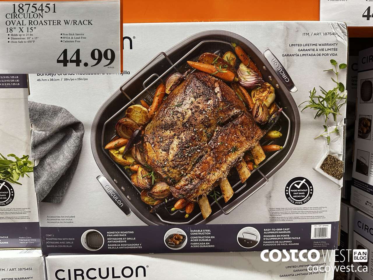 1875451 CIRCULON OVAL ROASTER W/RACK 18