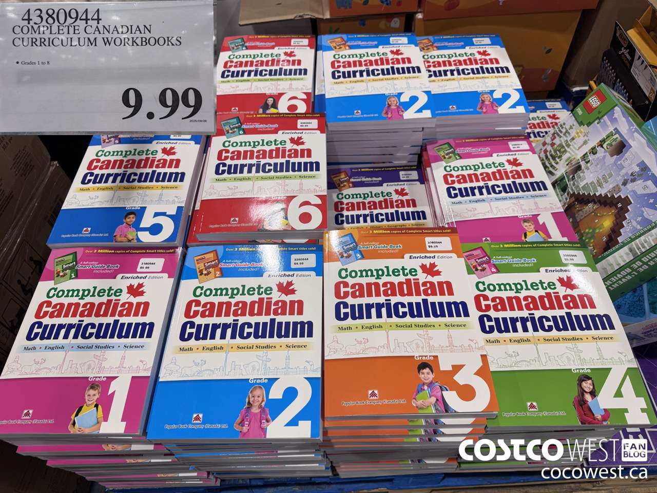4380944 COMPLETE CANADIAN CURRICULUM WORKBOOKS $9.99