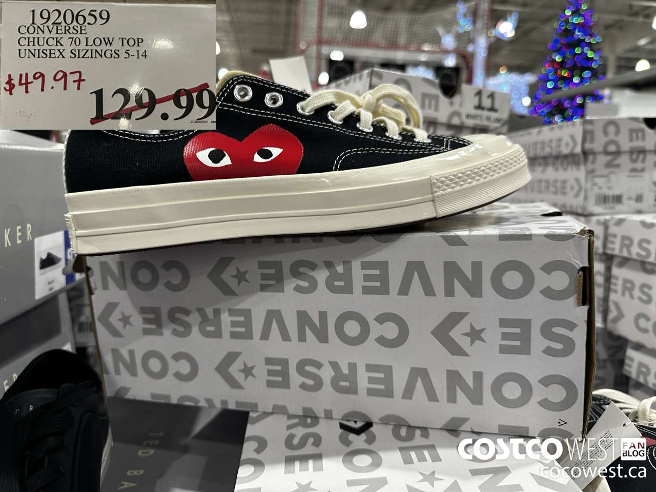 1920659 CONVERSE CHUCK 70 LOW TOP UNISEX SIZINGS 5-14 $49.97