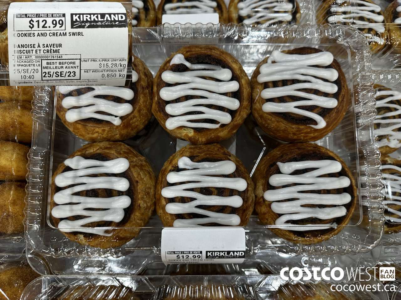 1761543 COOKIES & CREAM SWIRL 6CT 875G $12.99