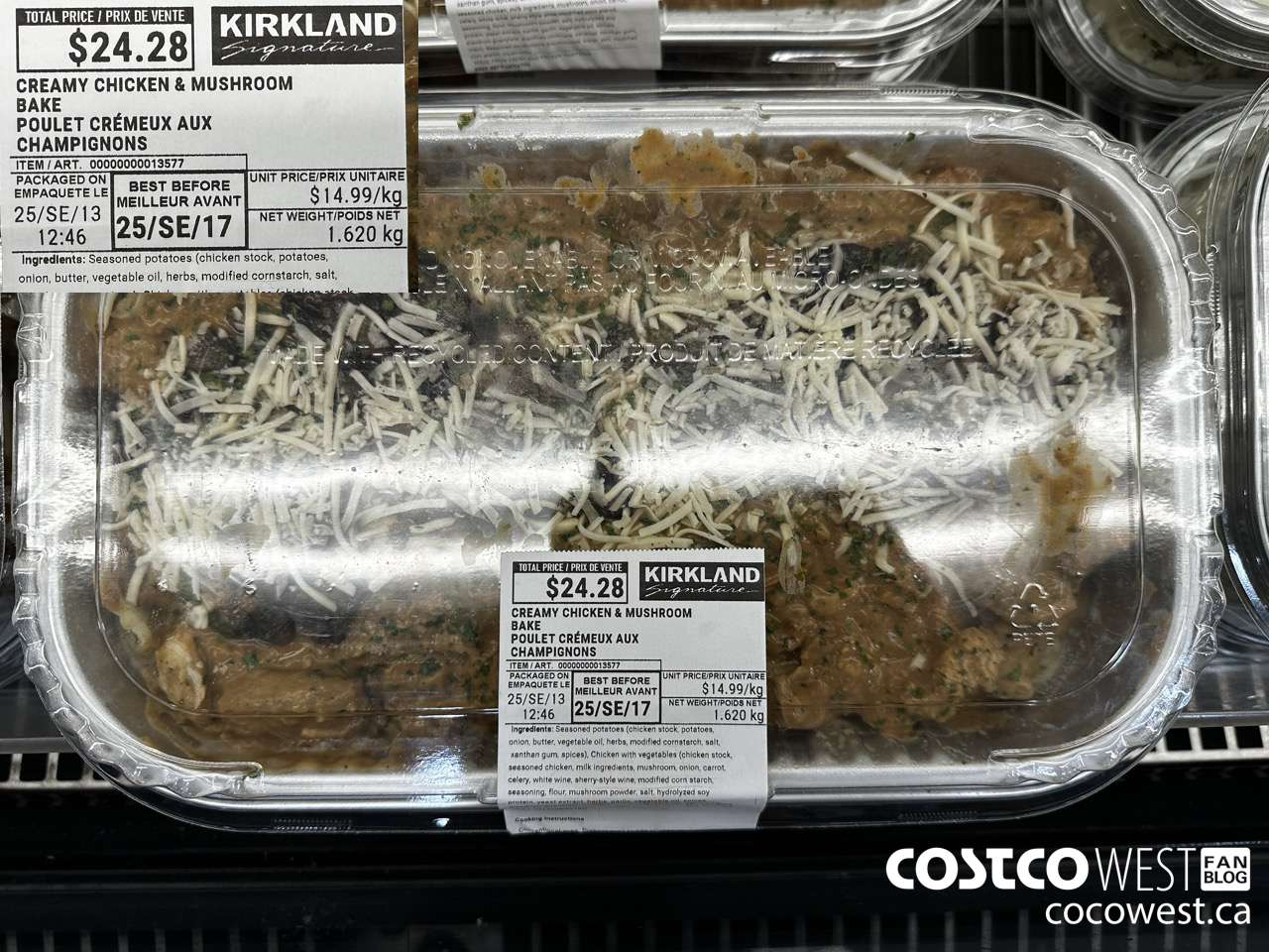 13577 CREAMY CHICKEN & MUSHROOM BAKE $14.99