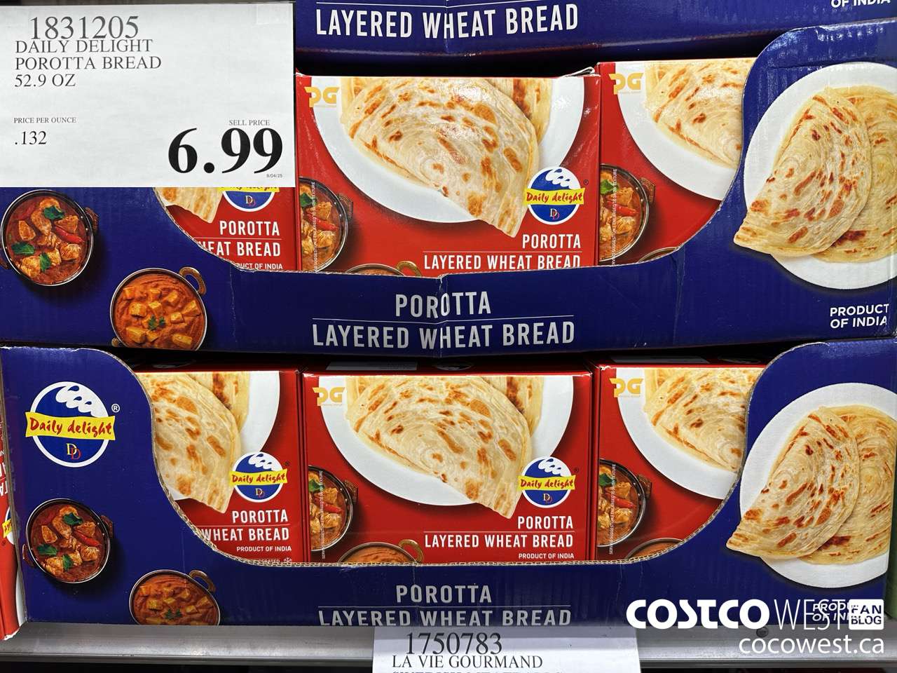 1831205 DAILY DELIGHT POROTTA BREAD 52.9 OZ $6.99