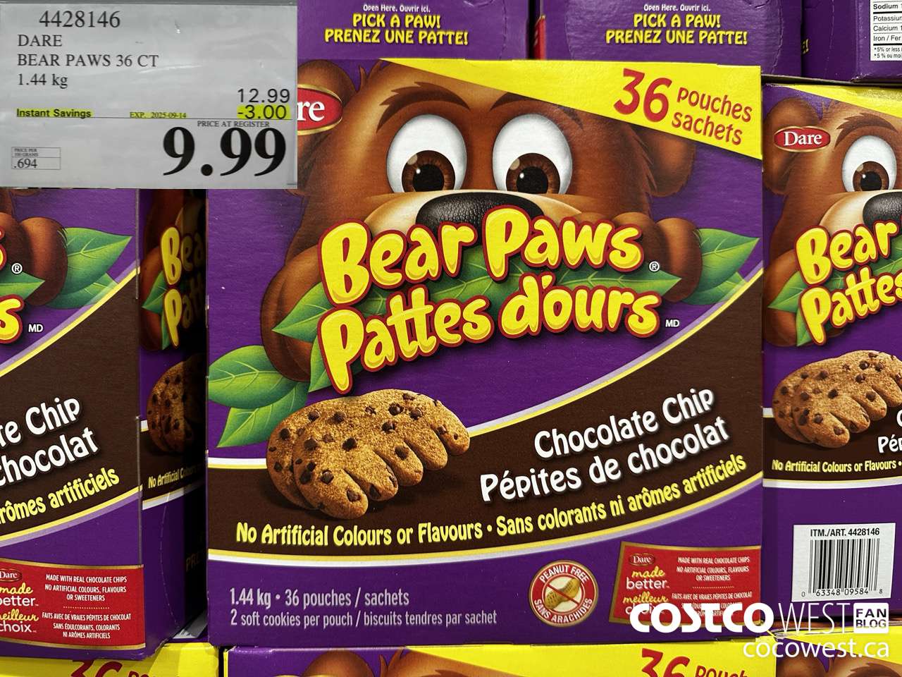 4428146 DARE BEAR PAWS 1.44 kg ($3.00 INSTANT SAVINGS EXPIRES ON 2025-09-14) $9.99