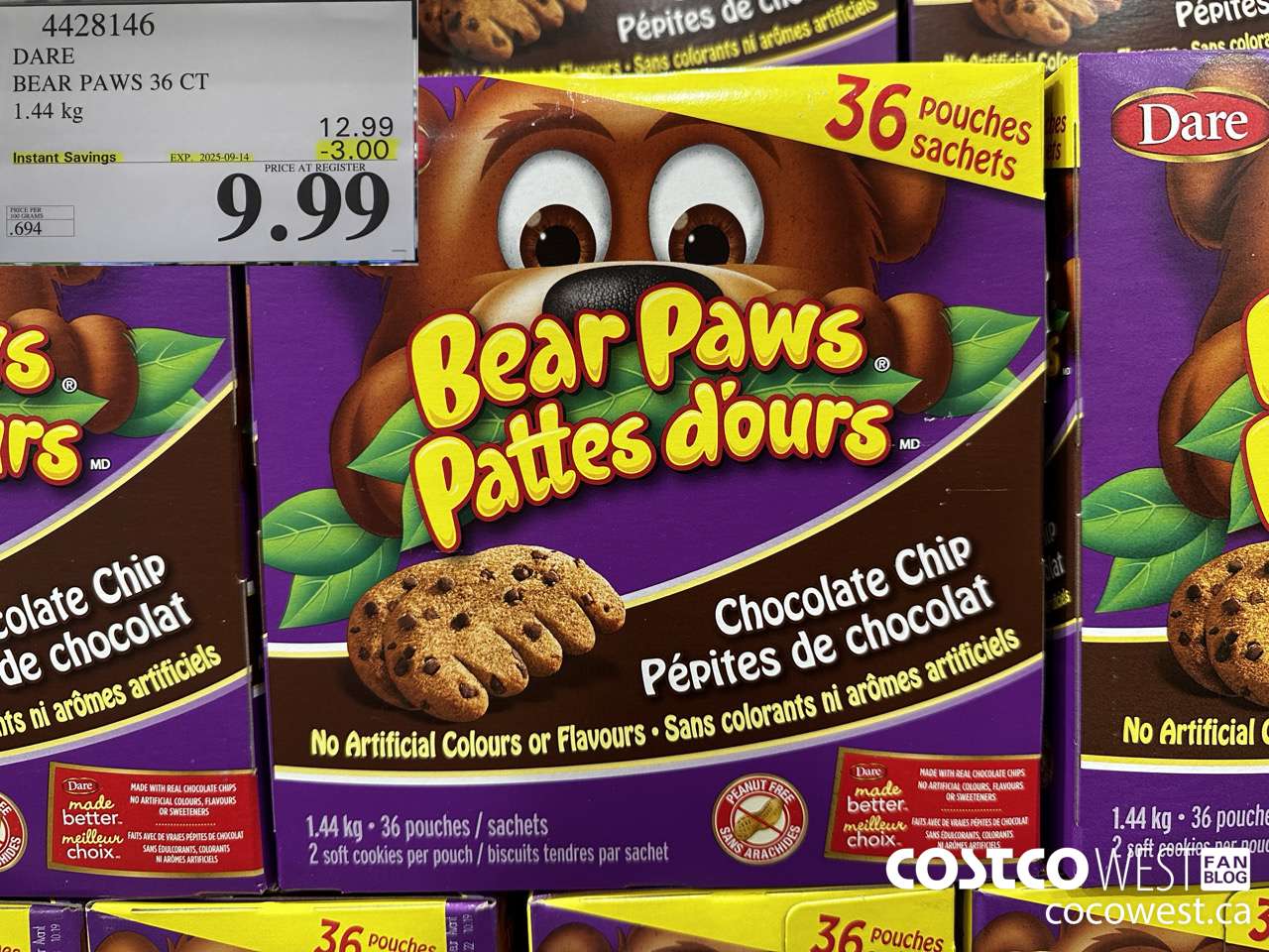 4428146 DARE BEAR PAWS 1.44 kg ($3.00 INSTANT SAVINGS EXPIRES ON 2025-09-14) $9.99