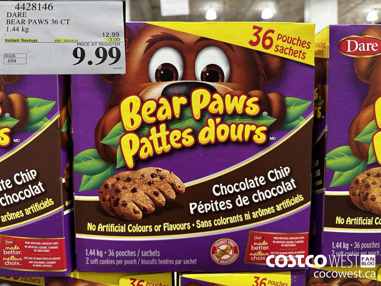 4428146 DARE BEAR PAWS 1.44 kg ($3.00 INSTANT SAVINGS EXPIRES ON 2025-09-14) $9.99
