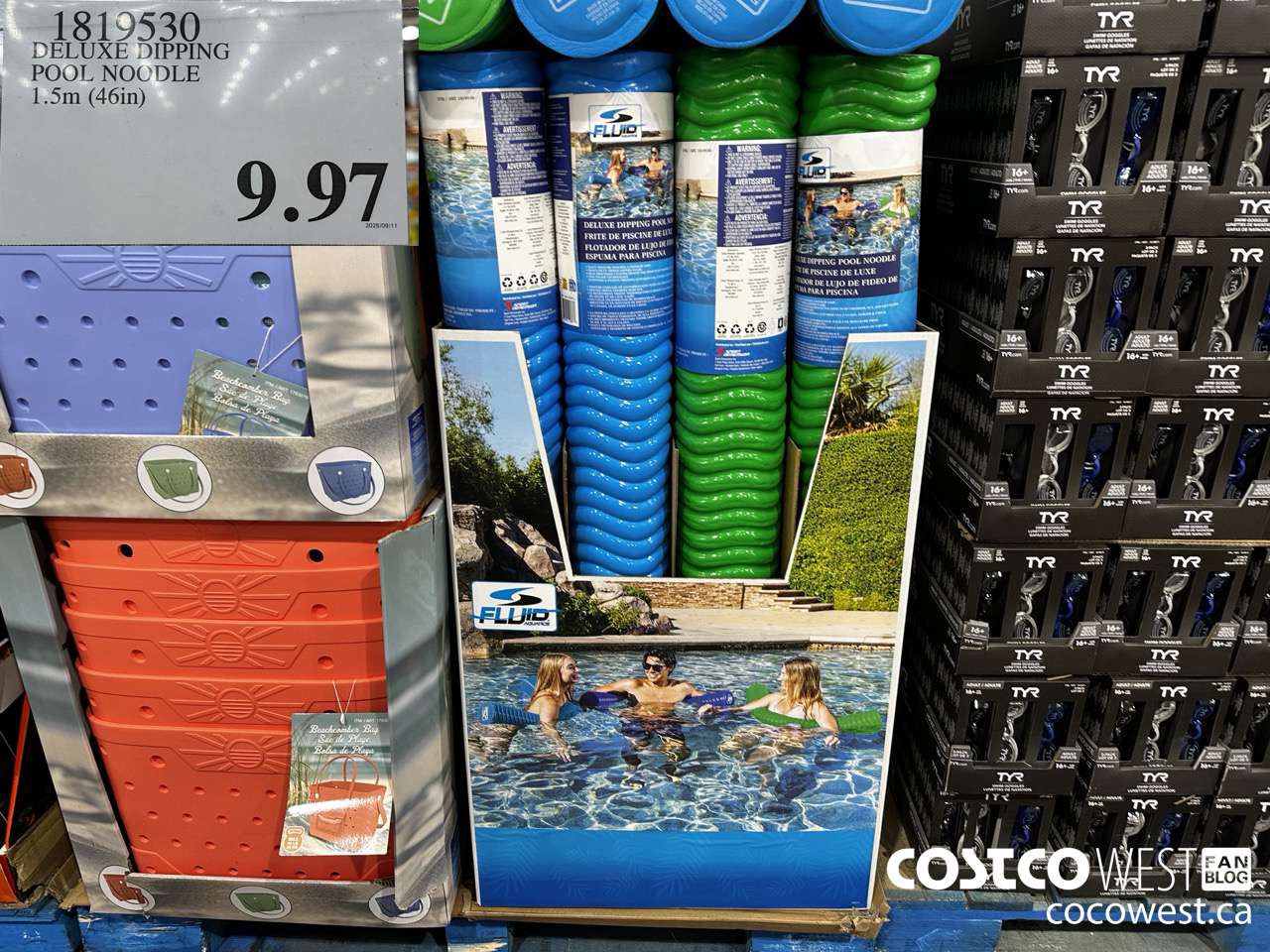 1819530 DELUXE DIPPING POOL NOODLE 1.5M (46IN) $9.97