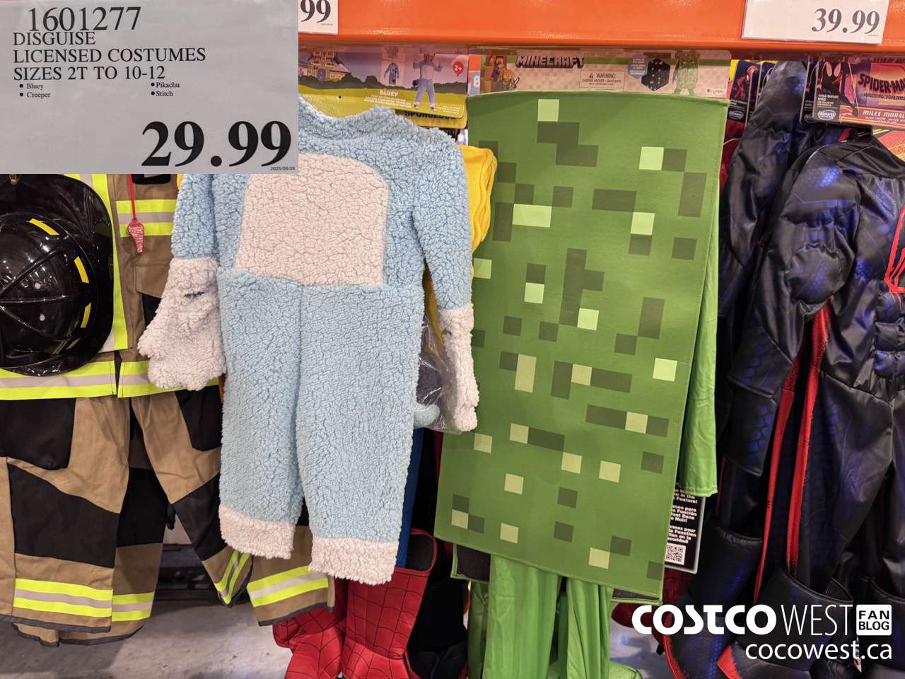 1601277 DISGUISE LICENSED COSTUMES SIZES 2T TO 10-12 $29.99