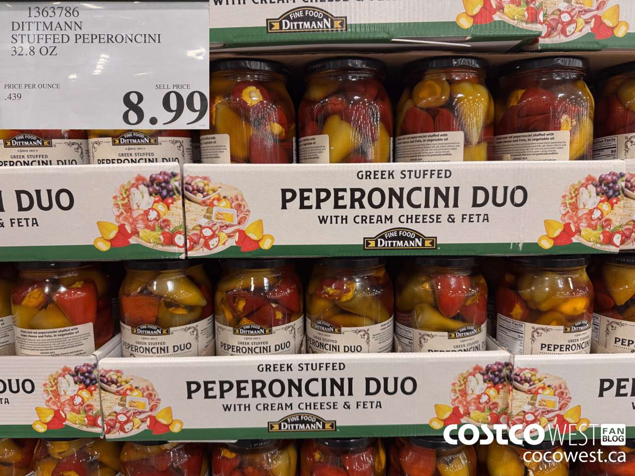 1363786 DITTMANN STUFFED PEPERONCINI 32.8 OZ $8.99