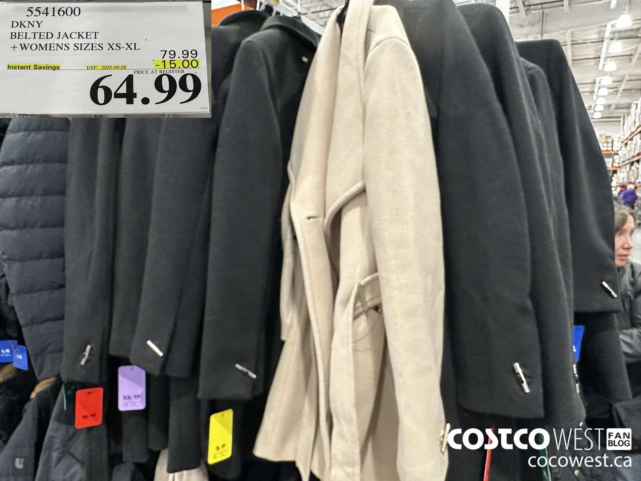 5541600 DKNY FAUX WOOL JACKET WOMENS SIZES XS-XL ($15.00 INSTANT SAVINGS EXPIRES ON 2025-09-28) $64.99