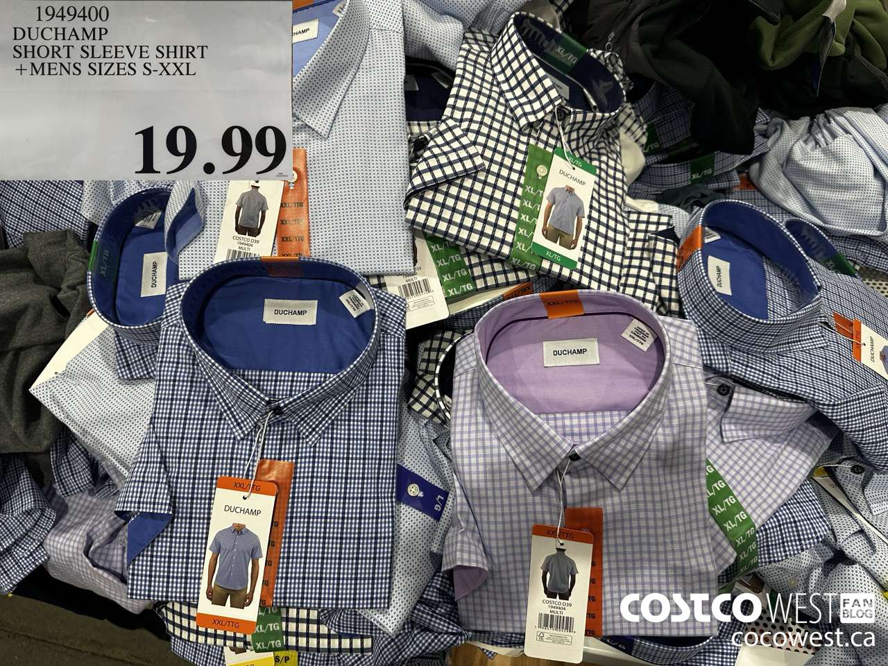 1949400 DUCHAMP SHORT SLEEVE SHIRT MENS SIZES S-XXL $19.99