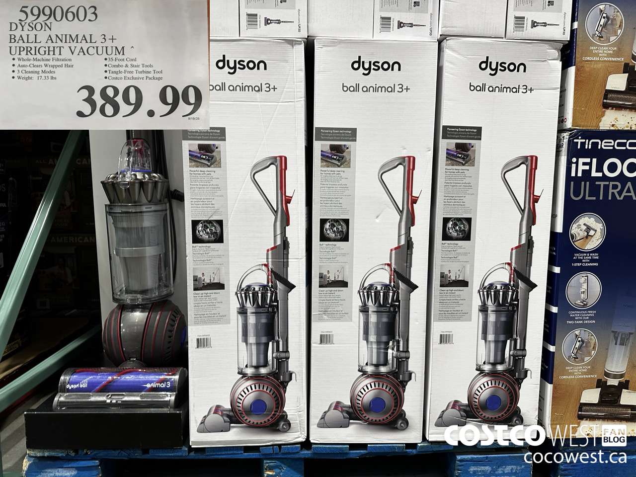 5990603 DYSON BALL ANIMAL 3+ UPRIGHT VACUUM $389.99