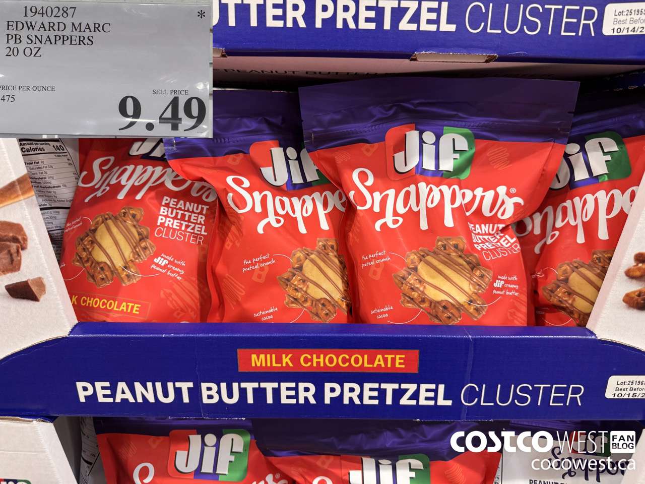 1940287 EDWARD MARC PB SNAPPERS 20 OZ $9.49