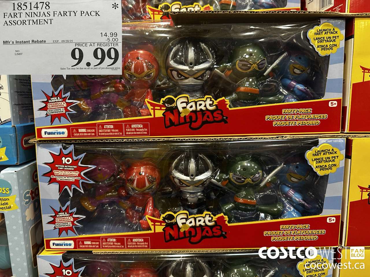 1851478 FART NINJAS FARTY PACK ASSORTMENT ($5.00 INSTANT SAVINGS EXPIRES ON 2025-09-28) $9.99