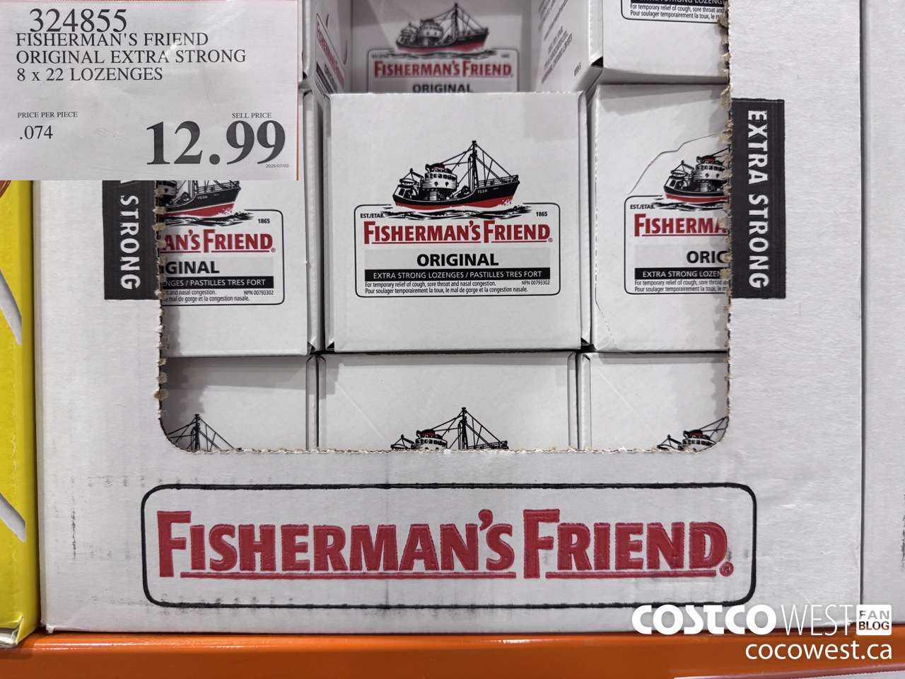 324855 FISHERMAN'S FRIEND ORIGINAL EXTRA STRONG 8 X 22 LOZENGES $12.99