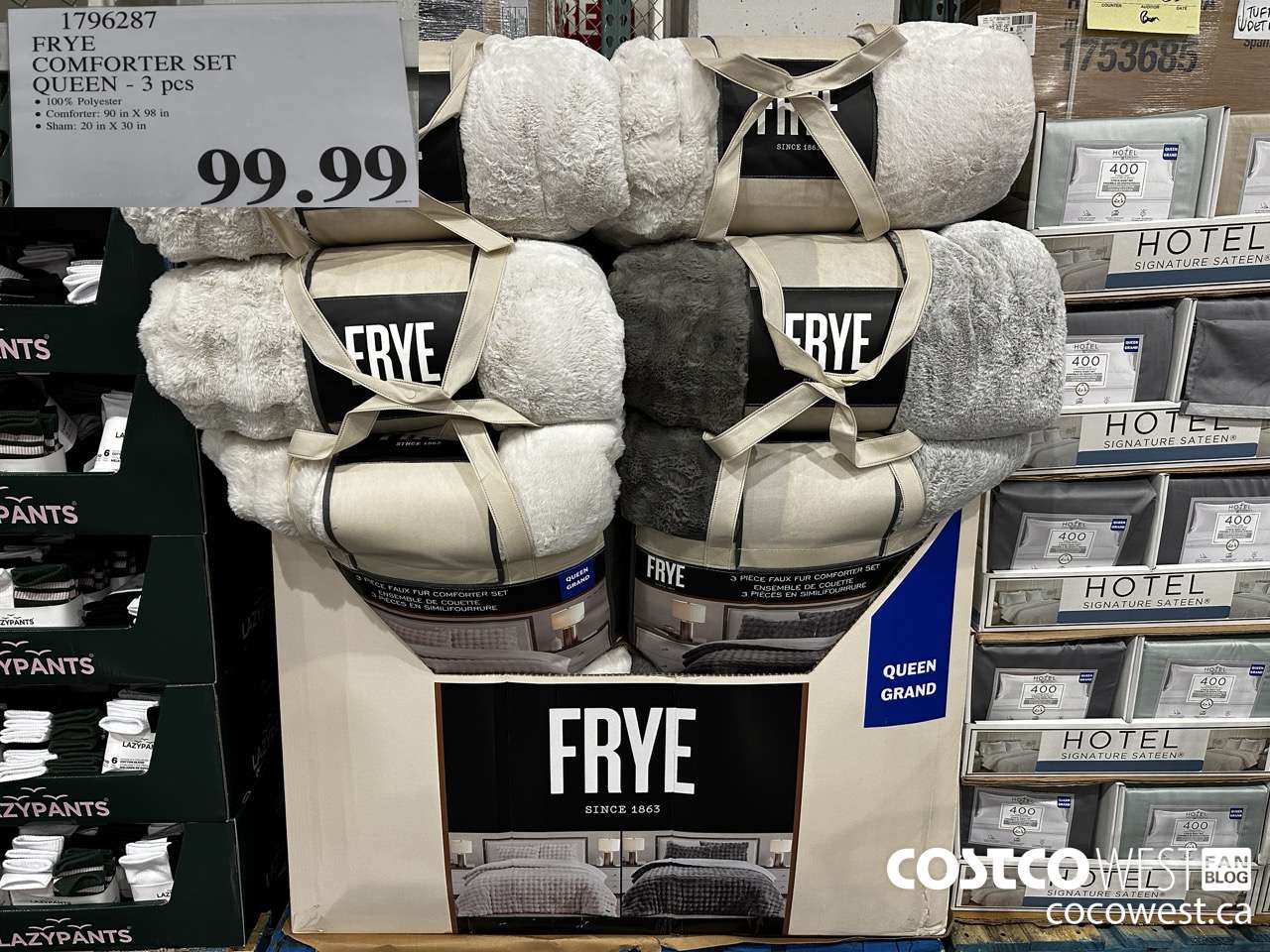 1796287 FRYE COMFORTER SET QUEEN 3 PCS $99.99