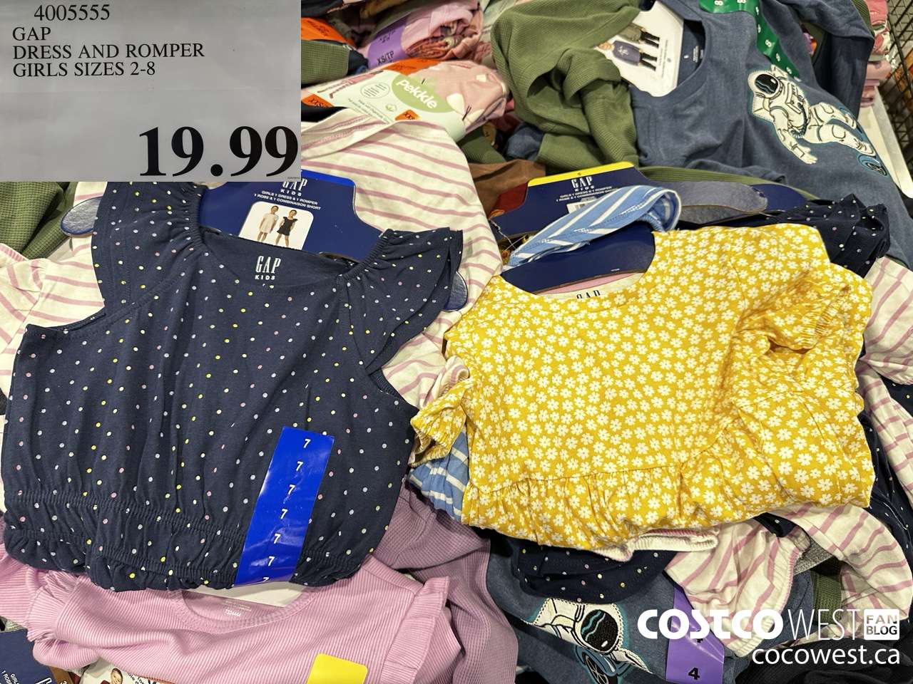 4005555 GAP DRESS AND ROMPER GIRLS SIZES 2-8 $19.99