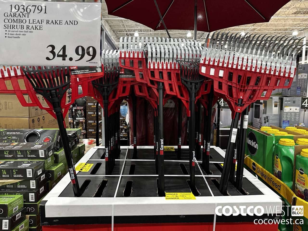 1936791 GARANT COMBO LEAF RAKE AND SHRUB RAKE $34.99