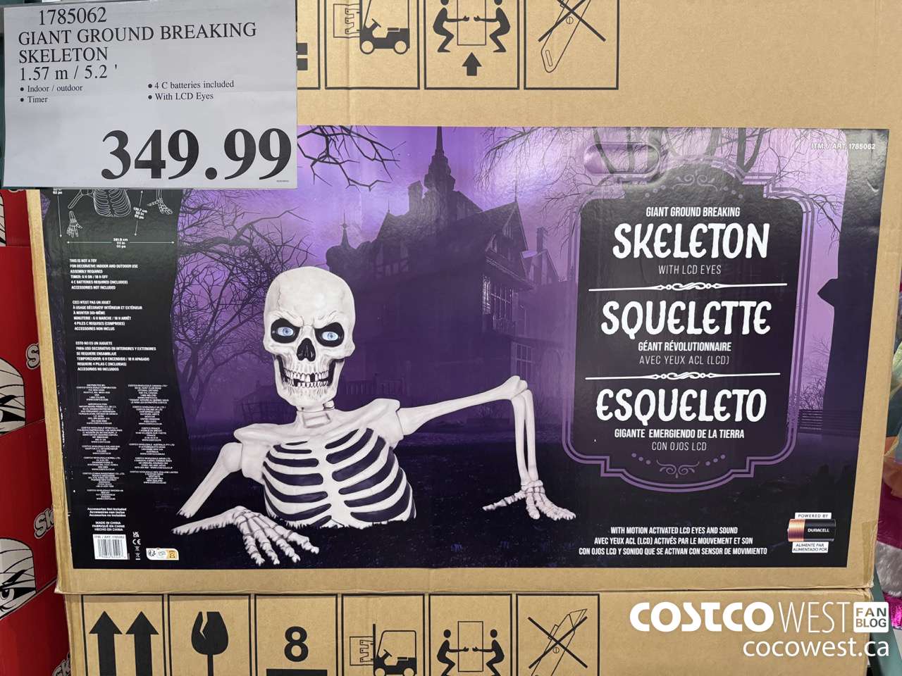 1785062 GIANT GROUND BREAKING SKELETON 1.57M (5.2FT) $349.99