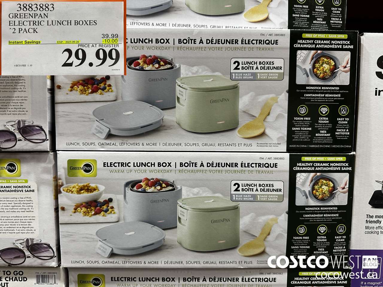 3883883 GREENPAN ELECTRIC LUNCH BOXES 2 PACK ($10.00 INSTANT SAVINGS EXPIRES ON 2025-09-28) $29.99