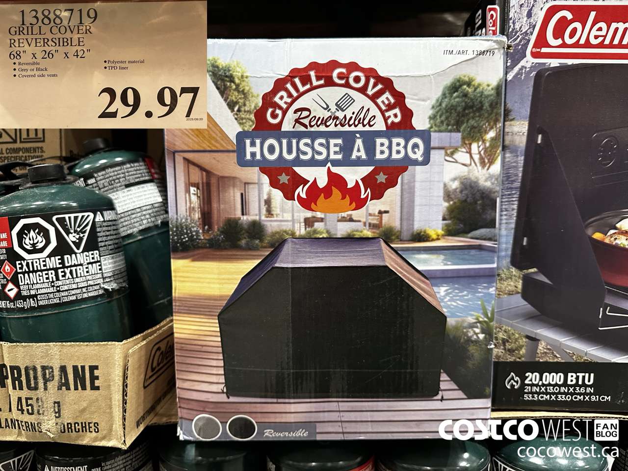 1388719 GRILL COVER REVERSIBLE 68