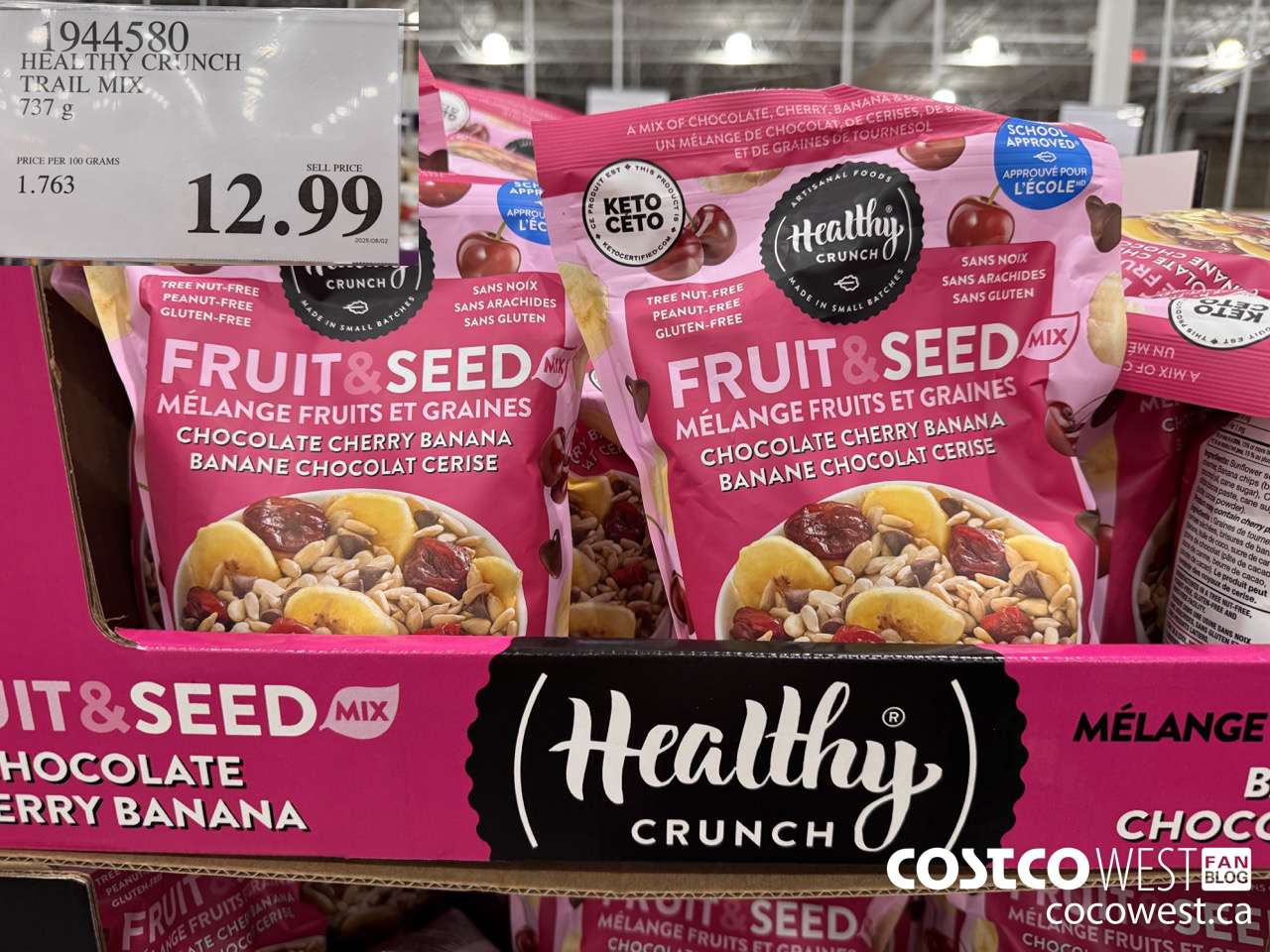 1944580 HEALTHY CRUNCH TRAIL MIX 737G $12.99