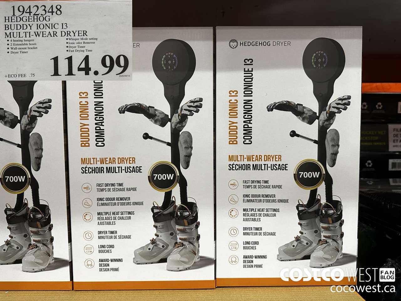 1942348 HEDGEHOG BUDDY IONIC I3 MULTIWEAR DRYER $114.99