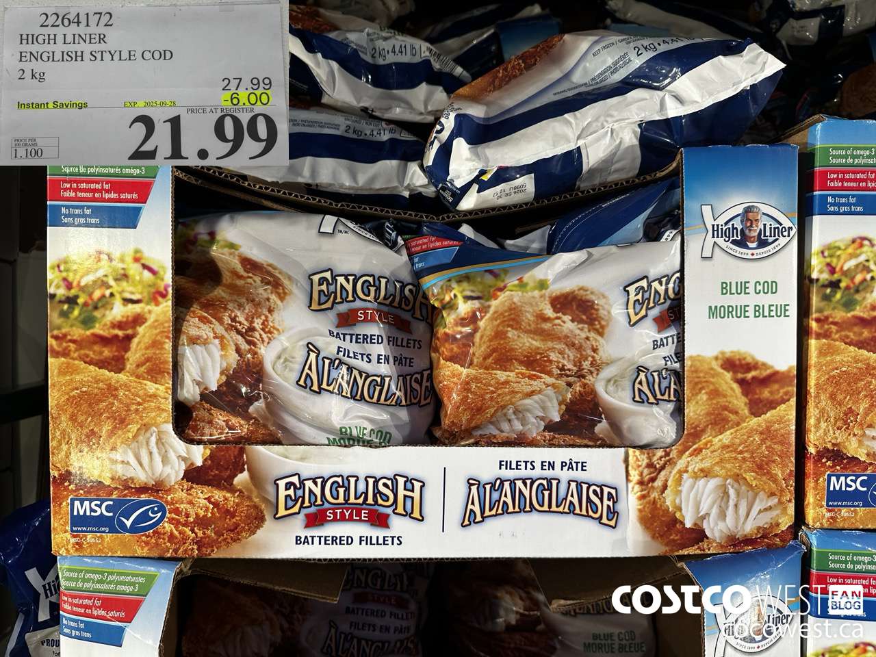 2264172 HIGH LINER ENGLISH STYLE COD 2 KG ($6.00 INSTANT SAVINGS EXPIRES ON 2025-09-28) $21.99