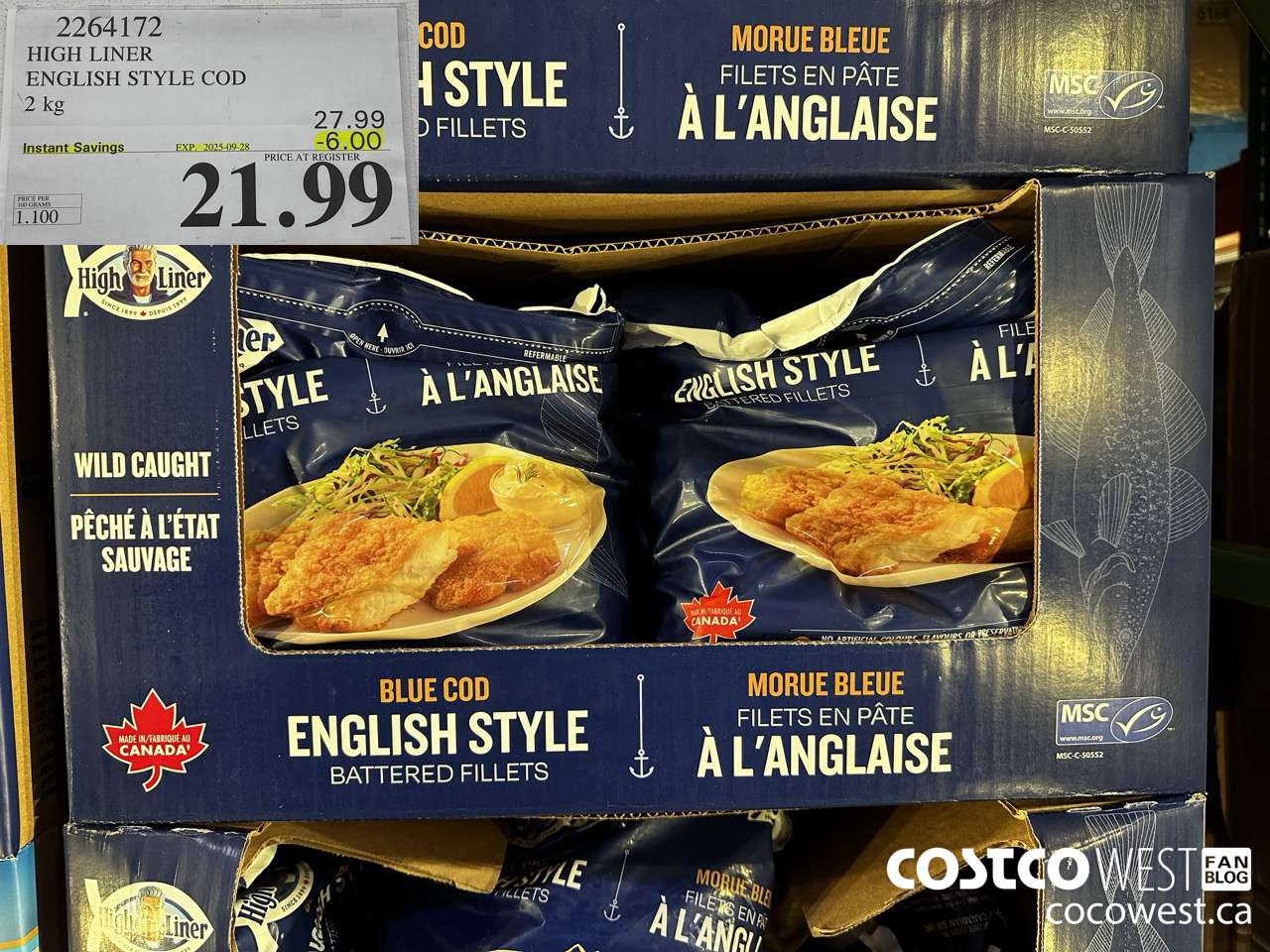 2264172 HIGH LINER ENGLISH STYLE COD 2 KG ($6.00 INSTANT SAVINGS EXPIRES ON 2025-09-28) $21.99