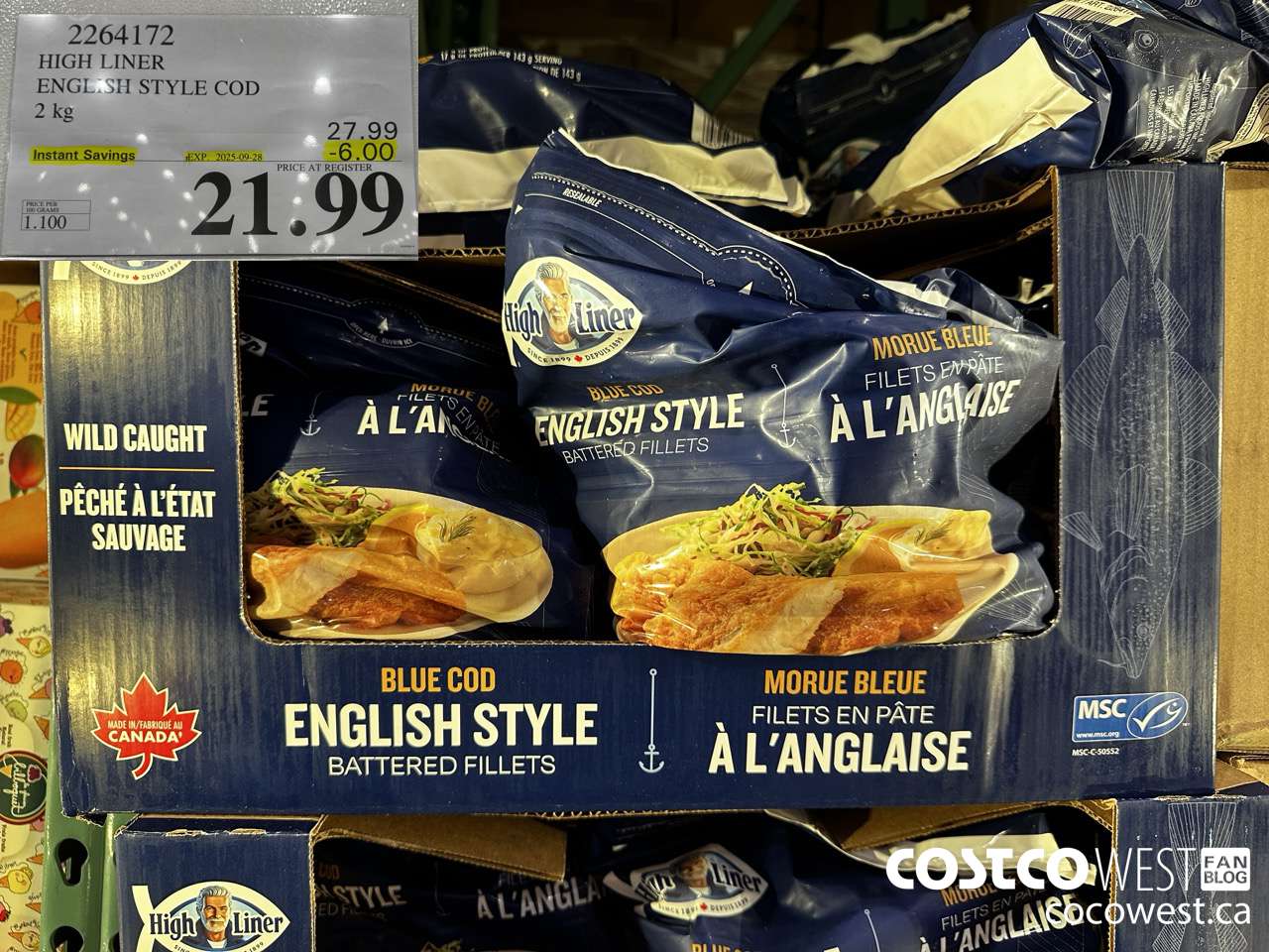 2264172 HIGH LINER ENGLISH STYLE COD 2 KG ($6.00 INSTANT SAVINGS EXPIRES ON 2025-09-28) $21.99