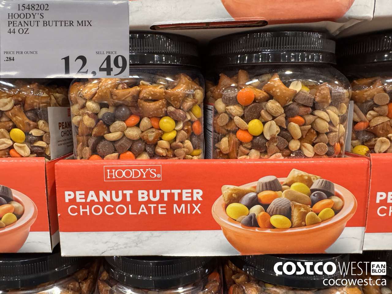 1548202 HOODY'S PEANUT BUTTER MIX 44 OZ $12.49