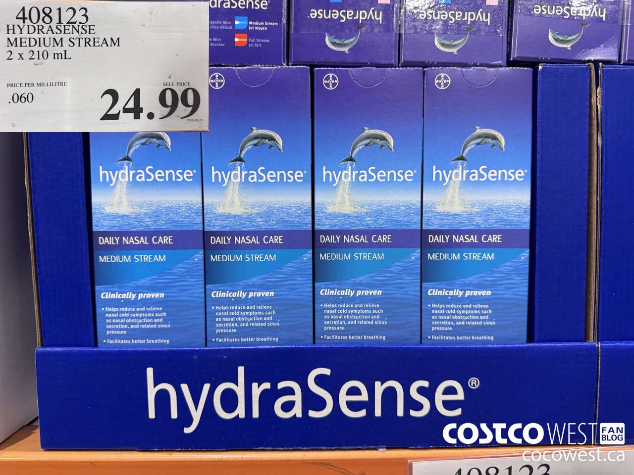 408123 HYDRASENSE MEDIUM STREAM 2 x 210 ml $24.99