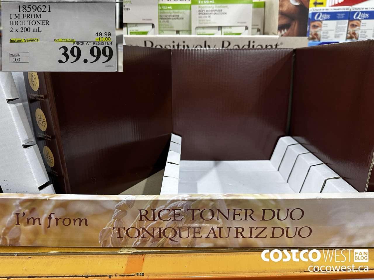 1859621 I'M FROM RICE TONER 2 X 200ML ($10.00 INSTANT SAVINGS EXPIRES ON 2025-09-07) $39.99