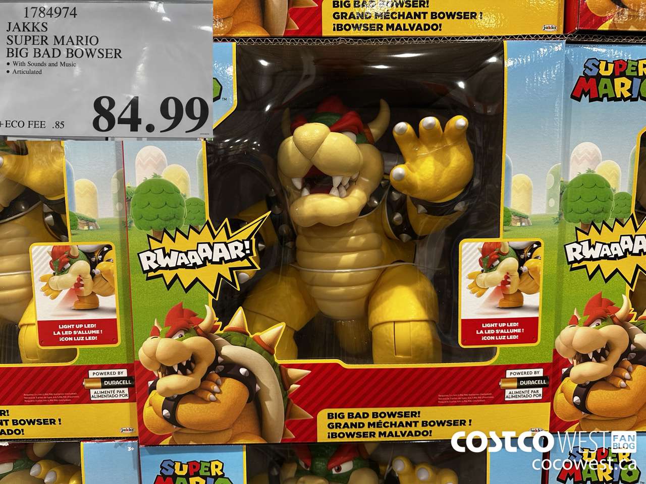 1784974 JAKKS SUPER MARIO BIG BAD BOWSER $84.99