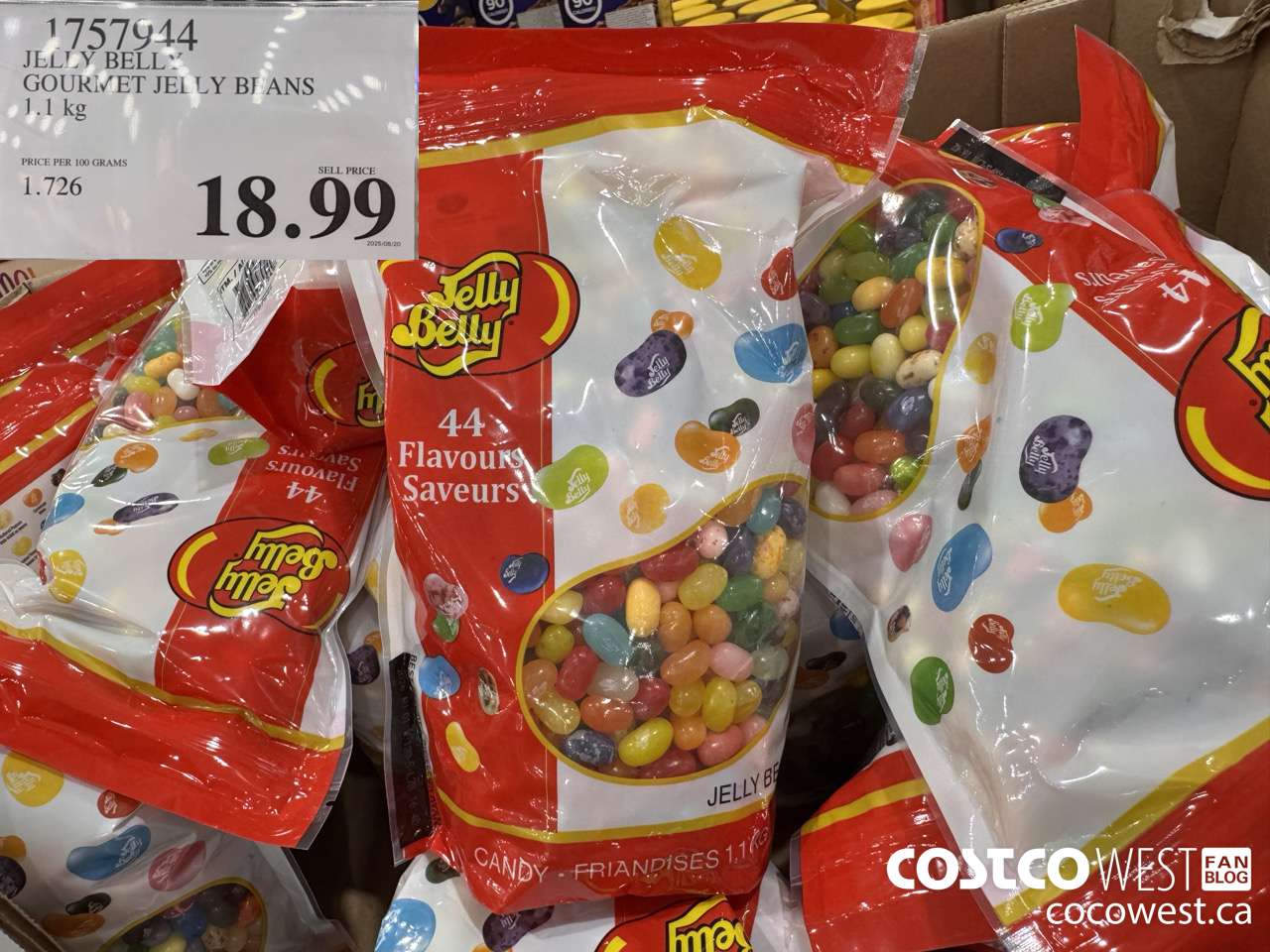1757944 JELLY BELLY GOURMET JELLY BEANS 1.1 kg $18.99