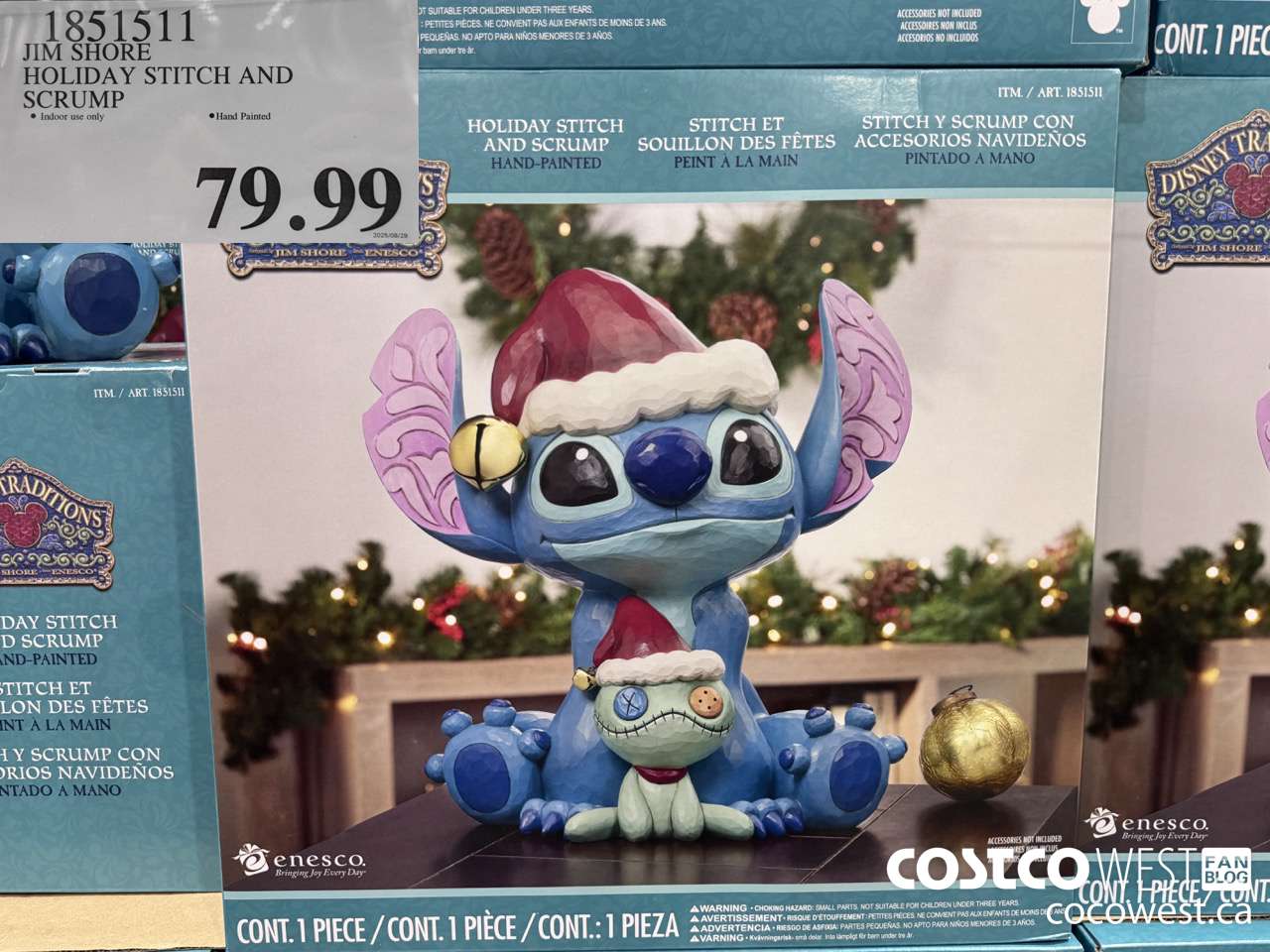 1851511 JIM SHORE HOLIDAY STITCH AND SCRUMP $79.99
