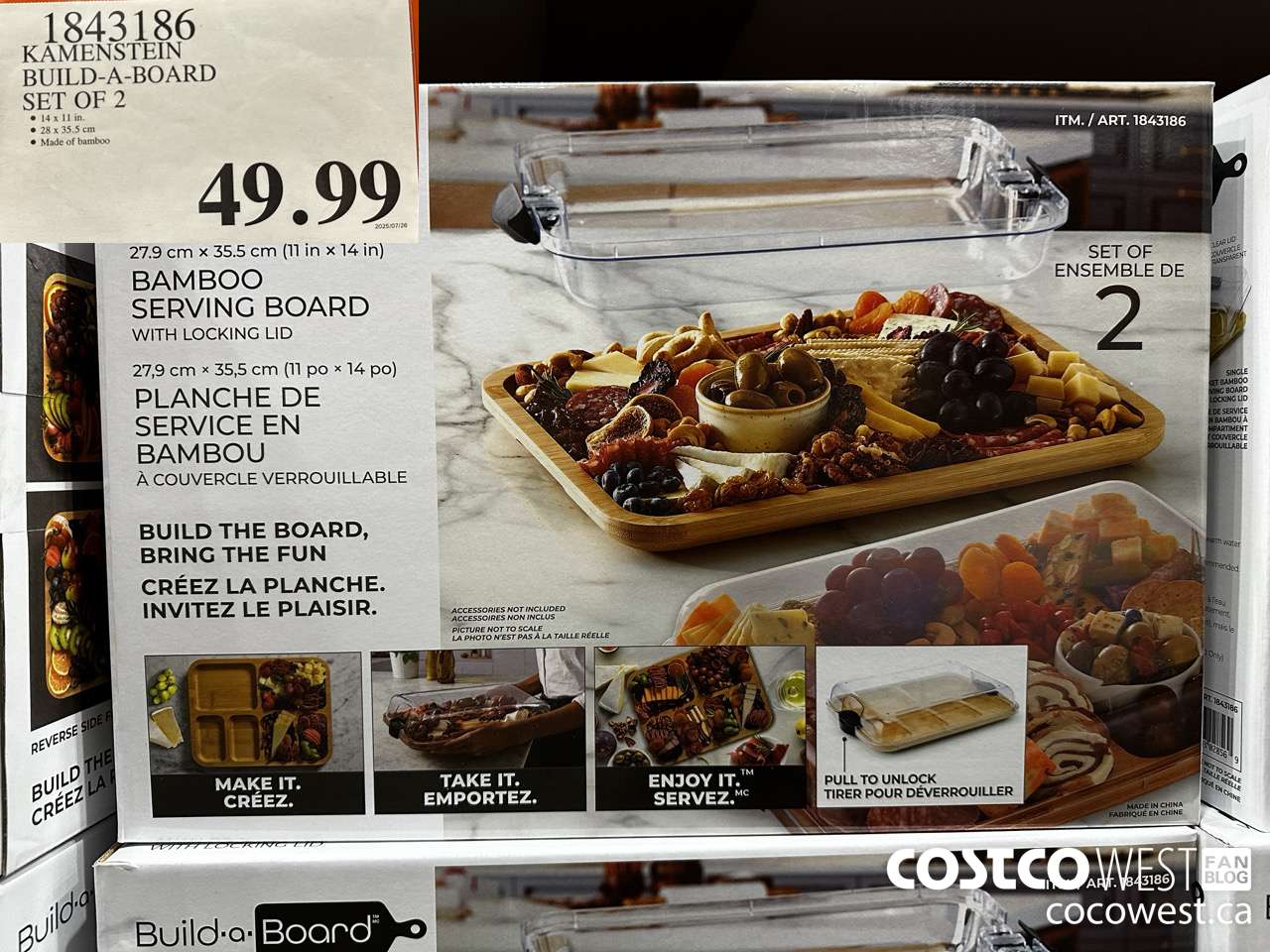 1843186 KAMENSTEIN BUILD-A-BOARD SET OF 2 $49.99